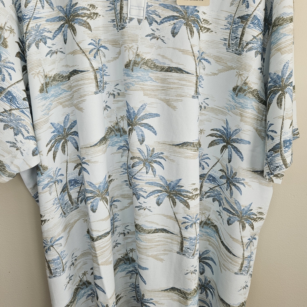 New Tommy Bahama Island Zone OCEANIC OASIS Golf POLO Shirt Size 4XL XXXXL Mens - Picture 2 of 9